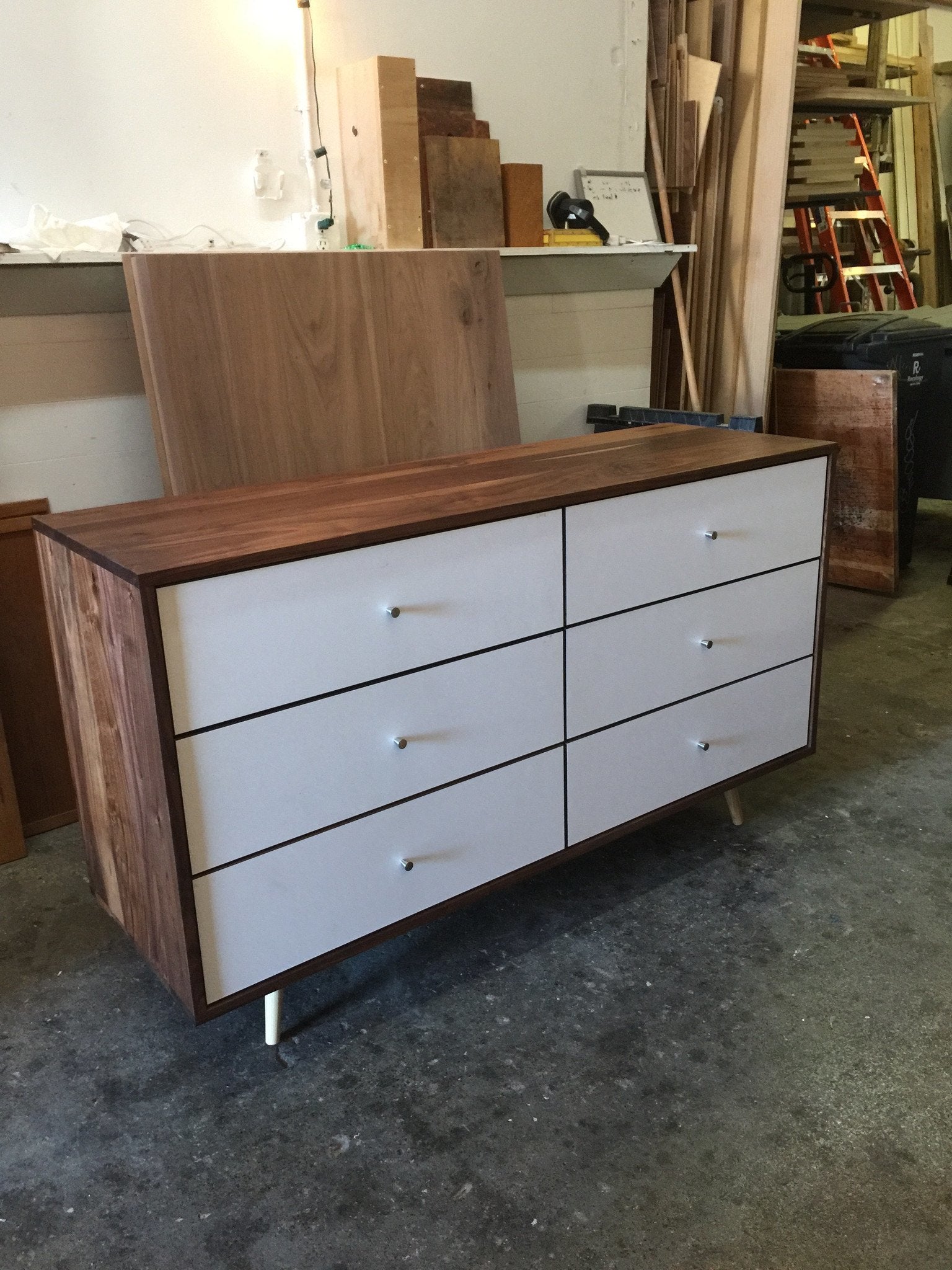 Mid Century Six Drawer Dresser - JeremiahCollection - 4