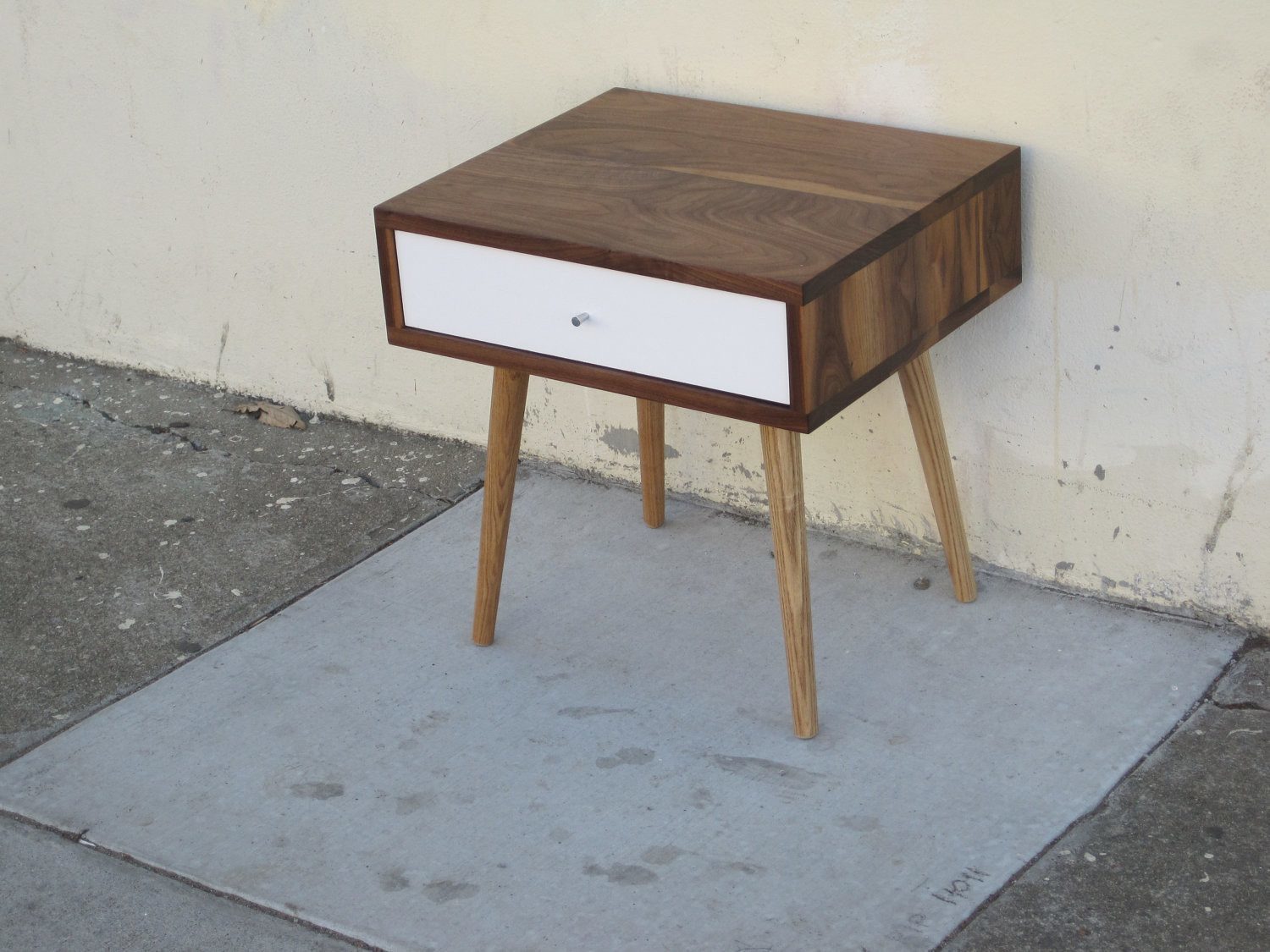 Mid Century Side Table With Drawer - JeremiahCollection - 2